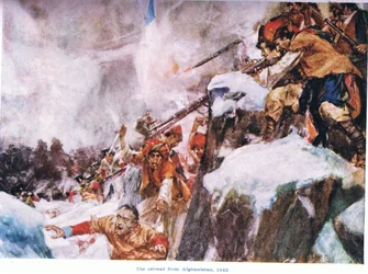 De terugtocht uit Afghanistan AD 1842